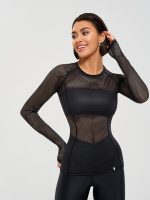 Workout Top Round Fresh Black