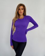 Workout Top Round Purple